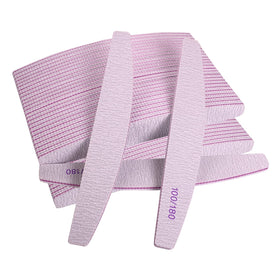 AhaTopia nail files with 100/180 grit ideal for acrylic and natural nails.