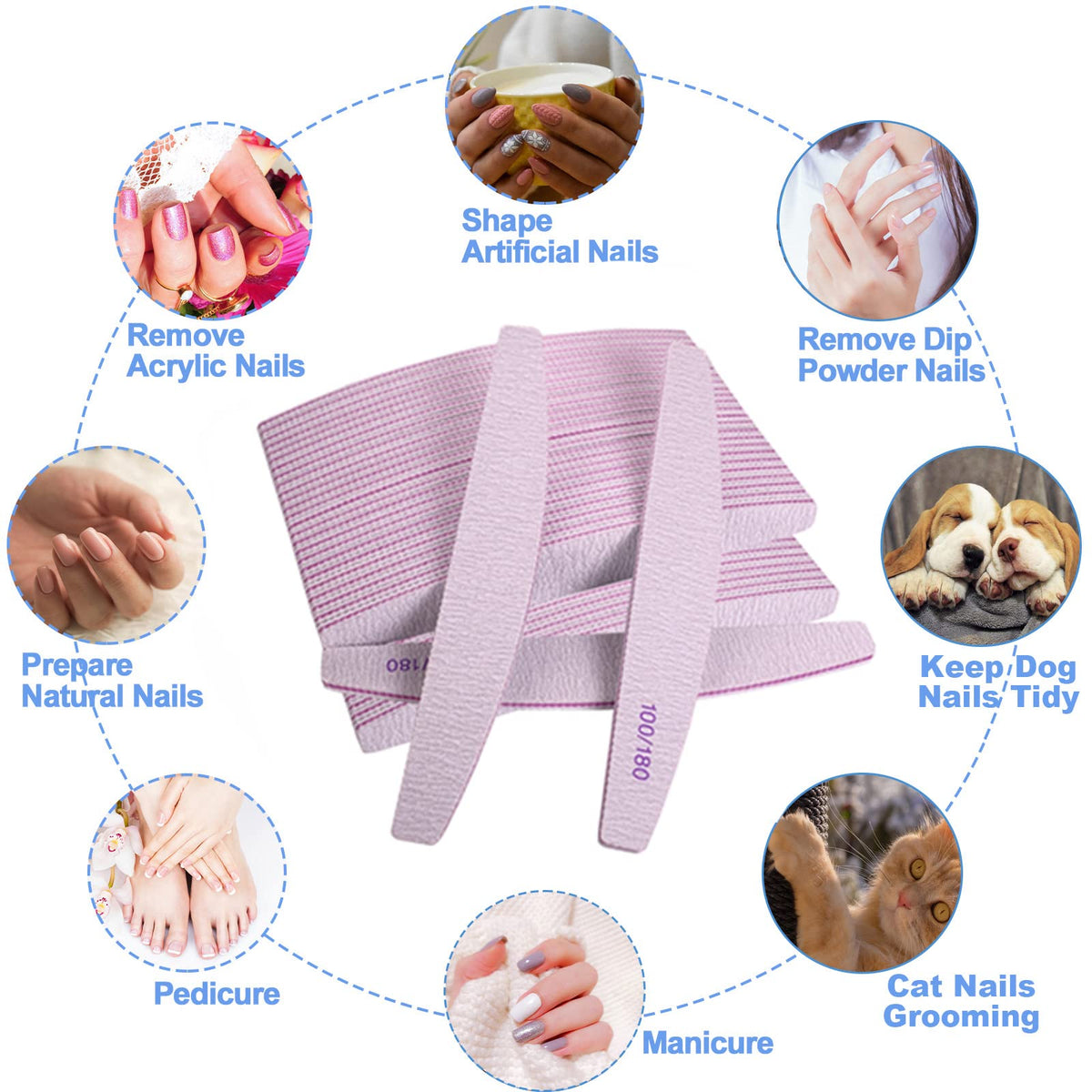 AhaTopia bulk pack for salons and DIY nail art enthusiasts.