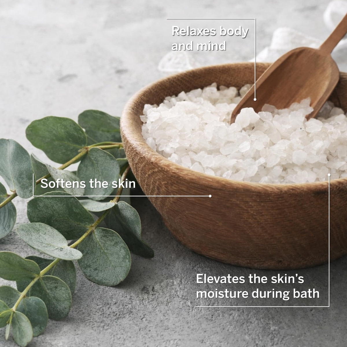 AHAVA Dead Sea minerals dissolving in water with skin-softening feel