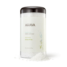 AHAVA Dead Sea bath salt with eucalyptus infusion for a relaxing soak