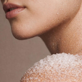 AHAVA packaging of Dead Sea bath salt with vegan cruelty-free formula