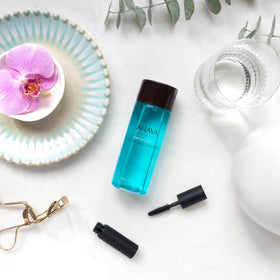 AHAVA Dead Sea minerals soothe the delicate eye area during removal.