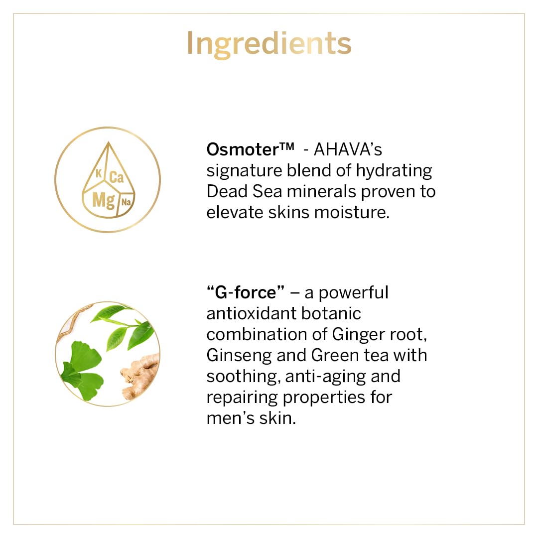 AHAVA Dead Sea minerals ingredient close-up.
