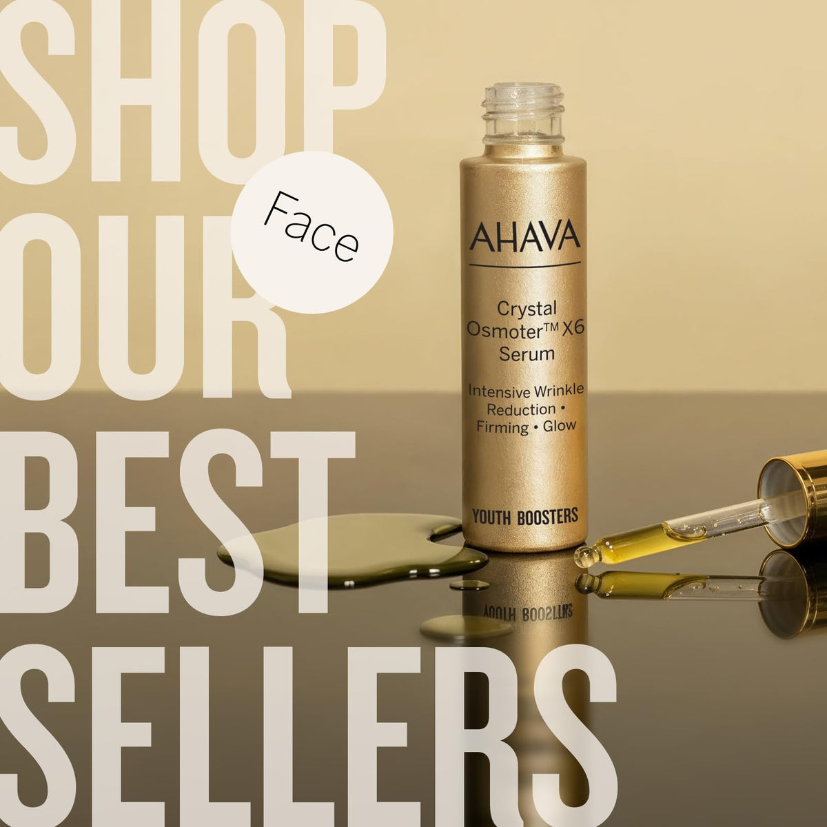 AHAVA Extreme Day Cream routine shot demonstrates morning skincare ritual.