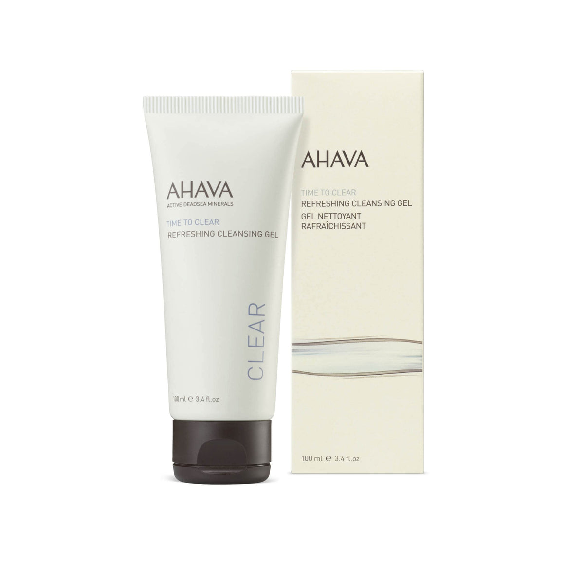 AHAVA Ginger root extract close-up showing toning and refreshing skin.