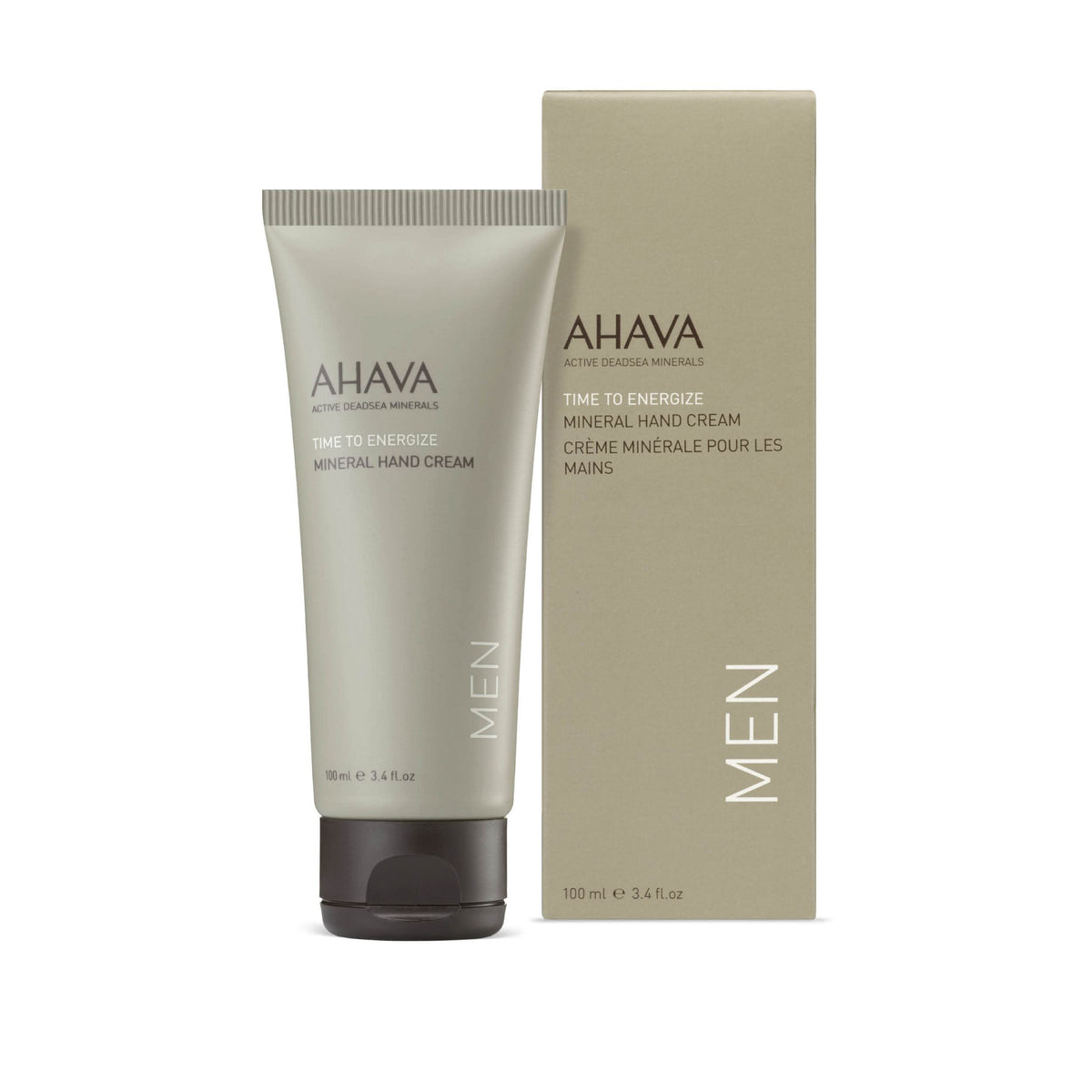 Texture view of AHAVA hand cream as it absorbs quickly.