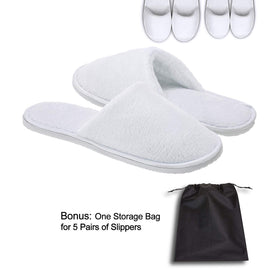 AhfuLife Spa Slippers unisex fit for weddings, parties, and guests.
