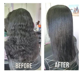 AHGLOW keratin bottle-dispense action for controlled application