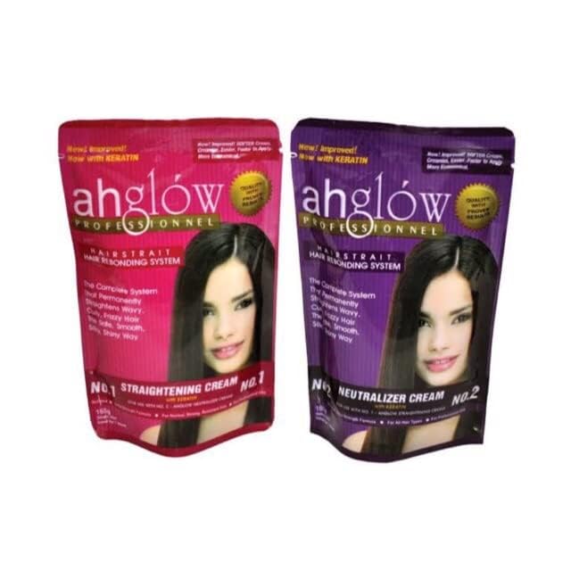 AHGLOW hair after-treatment with silky shiny finish