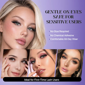 Ahgmeside compact storage for magnetic lashes on the go