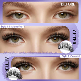 Ahgmeside reusable lashes that are easy to clean and reuse