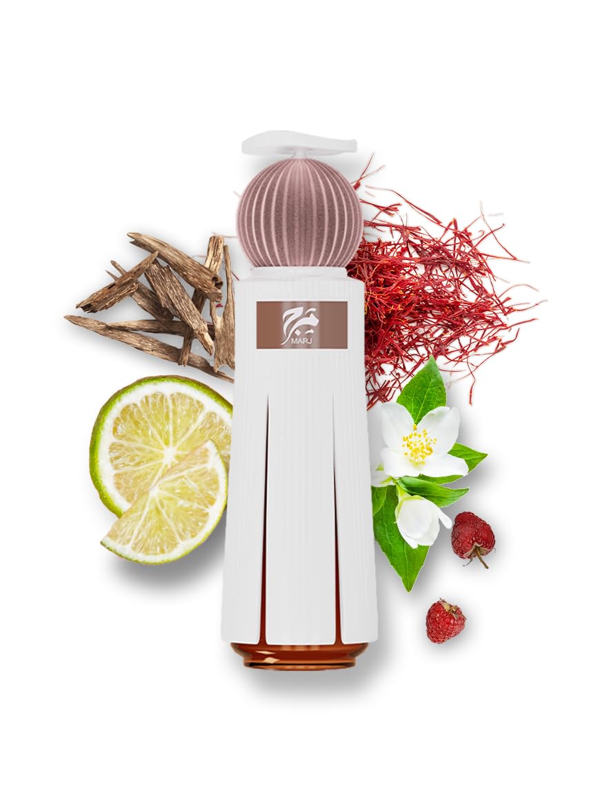 Marj spray mist conveys light projection for versatile day to night use