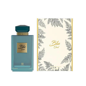 Ahmed Al Maghribi AHMED Blu Oud label zoom highlights refined packaging for gifting
