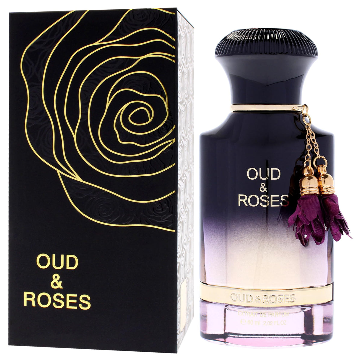 Ahmed Al Maghribi Oud and Roses rose-oud note closeup, Turkish rose and oud.