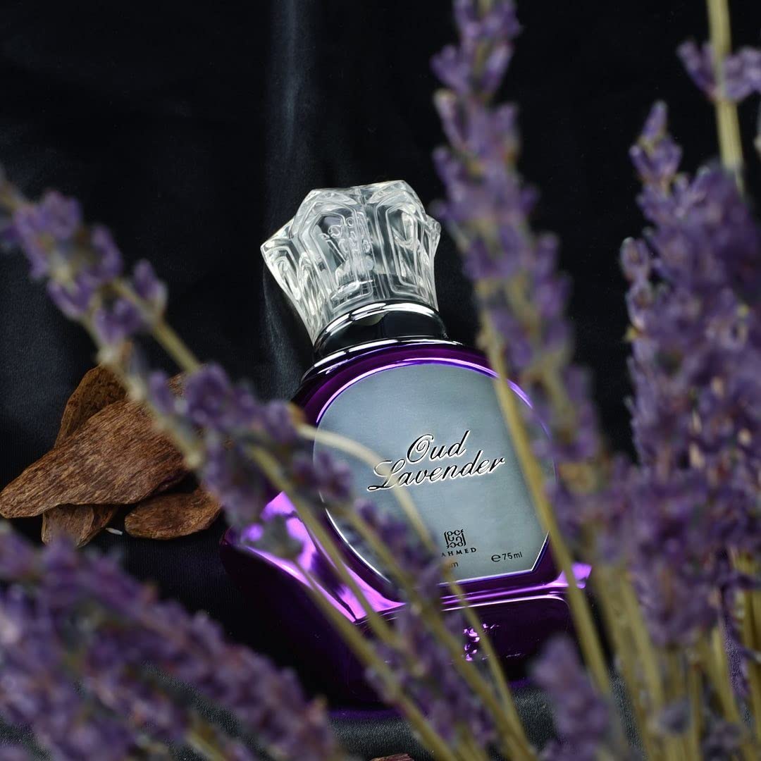 Ahmed Al Maghribi Oudh Lavender wear-scenario, great for dates and social occasions.