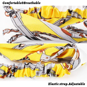 AHONEY solid red headband versatile for outfits and activity.