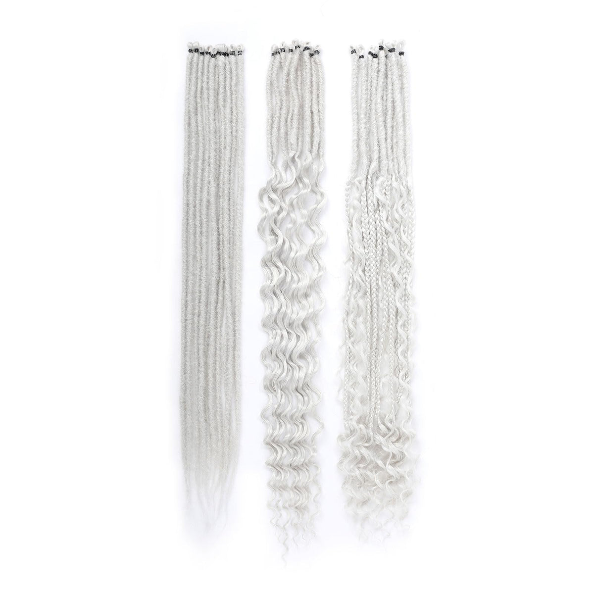 Care instructions for Ahrencan silver grey dreadlock extensions