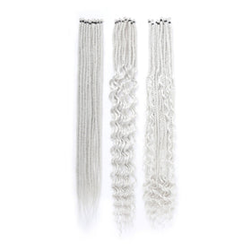 Care instructions for Ahrencan silver grey dreadlock extensions