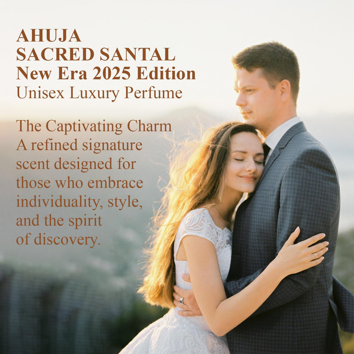 AHUJA Sacred Santal violet leaves balance the fragrance with floral-woody notes.