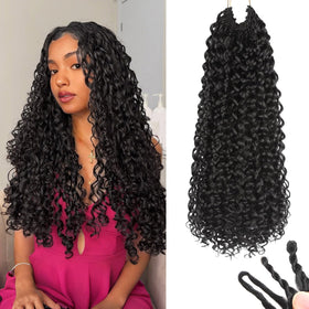 AIBEO GoGo Curl 18in pre-looped top enables easy installation.