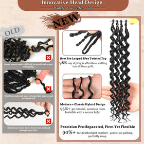 AIBEO GoGo Curl 8 packs included for full-head results.