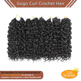 AIBEO GoGo Curl pre looped top for quick crochet installation