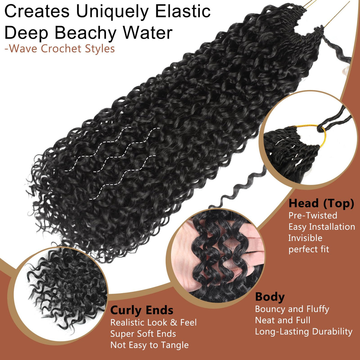 AIBEO GoGo Curl soft odorless fiber closeup, lightweight protective style