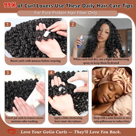 AIBEO GoGo Curl soft silky texture for comfortable wear