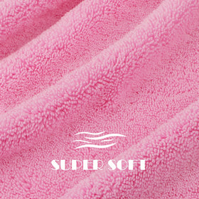 AIDEA microfiber towel with elastic strap for secure anti-frizz wrap.