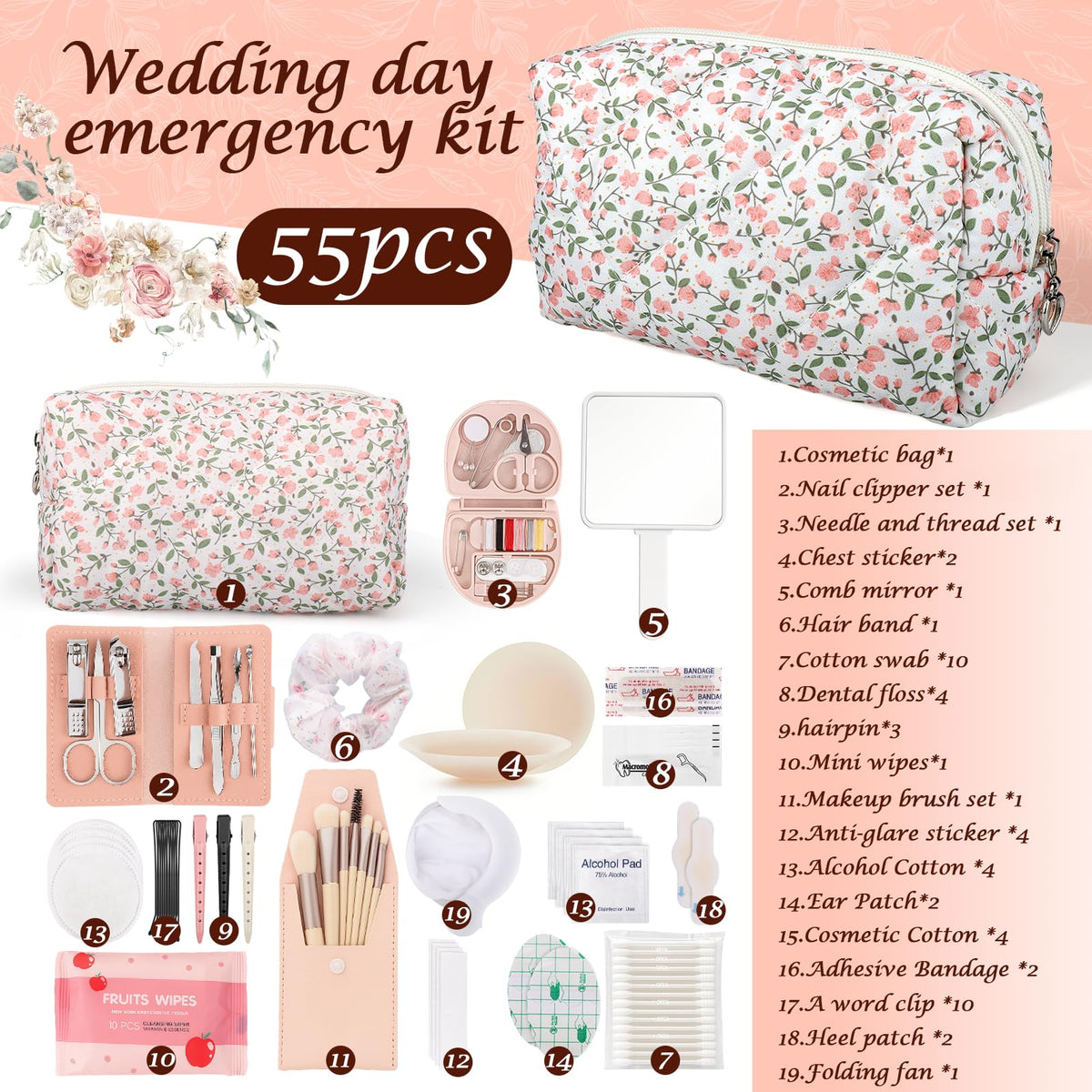 AIERSA floral hair bands demonstrate elegant accessories for flawless bridal styling