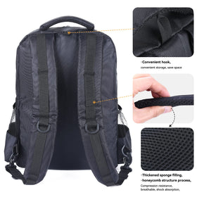 AIHOPESTO barber bag top handle is padded for comfortable carry.