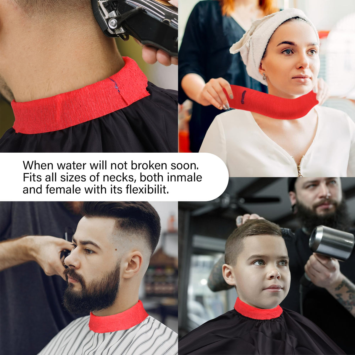 AIHOPESTO neck strips extend up to 21.5 inches for wider clients