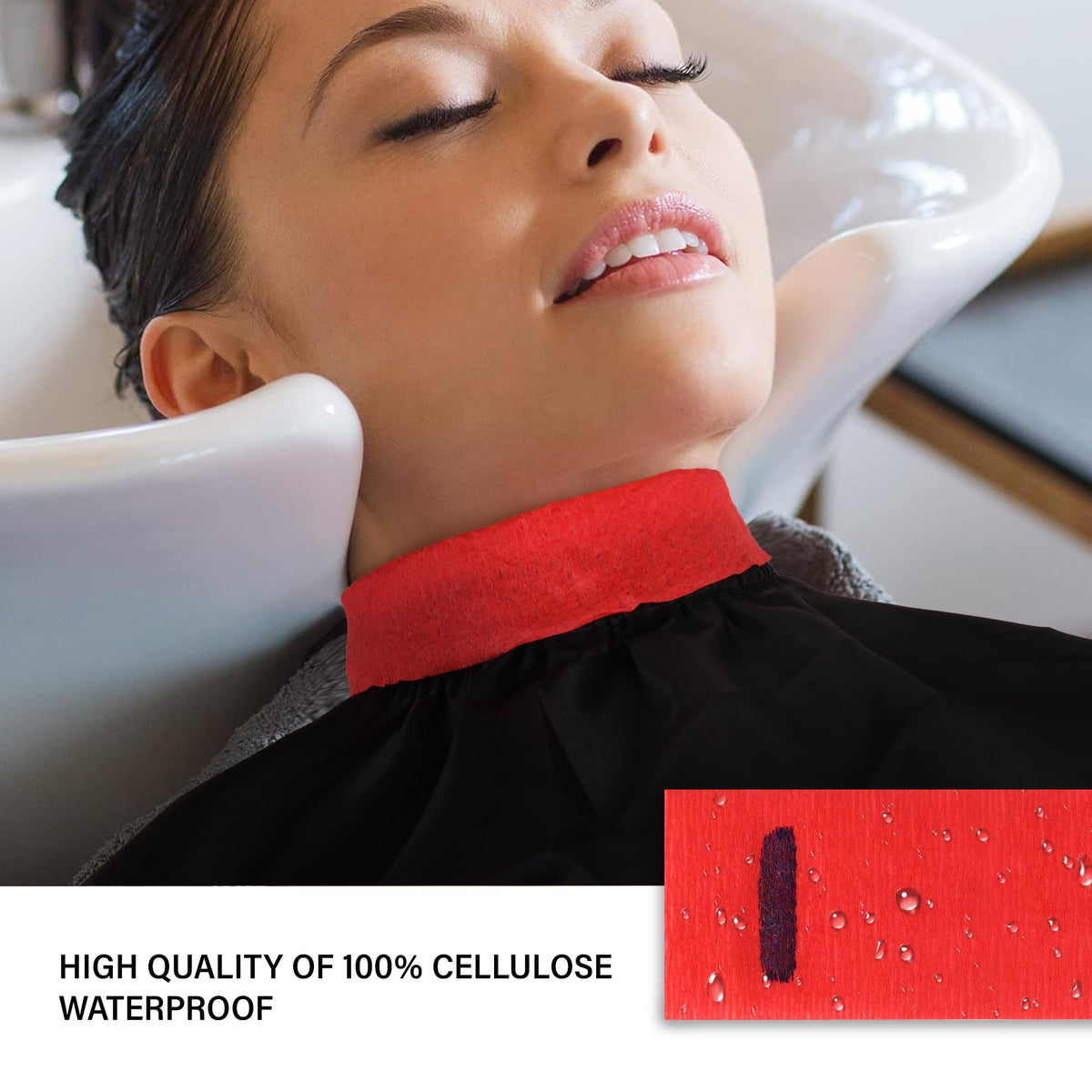 AIHOPESTO neck strip with glue dots secured for seamless fit
