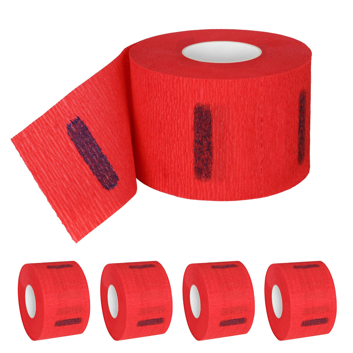 AIHOPESTO stretchy barber neck strip rolls packaging, ready for hygienic salon prep