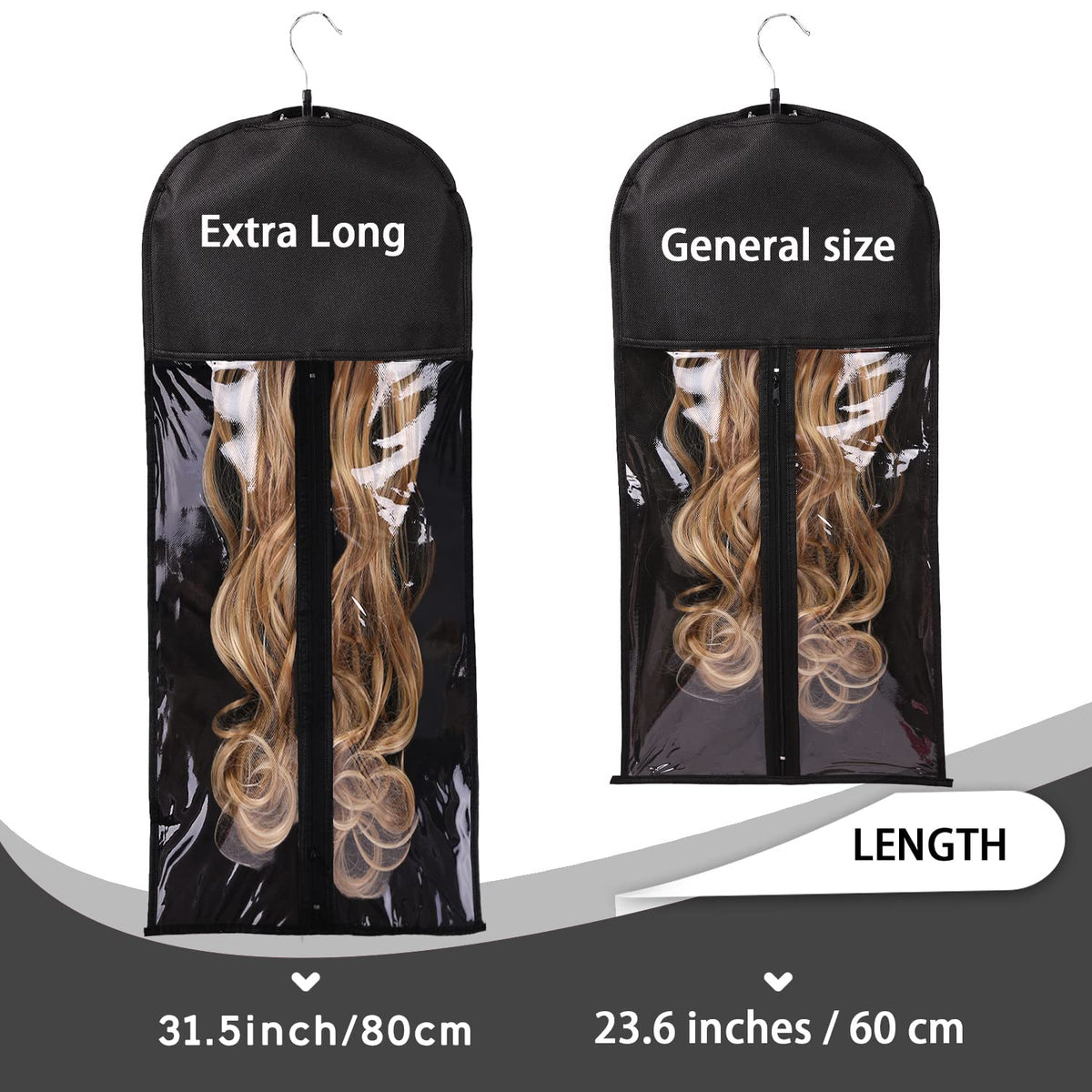 Transparent PVC cover lets you identify extensions without opening.
