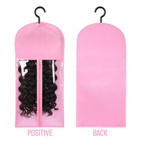 AIHOPESTO breathable fabric wig bag prevents moisture buildup between wears.