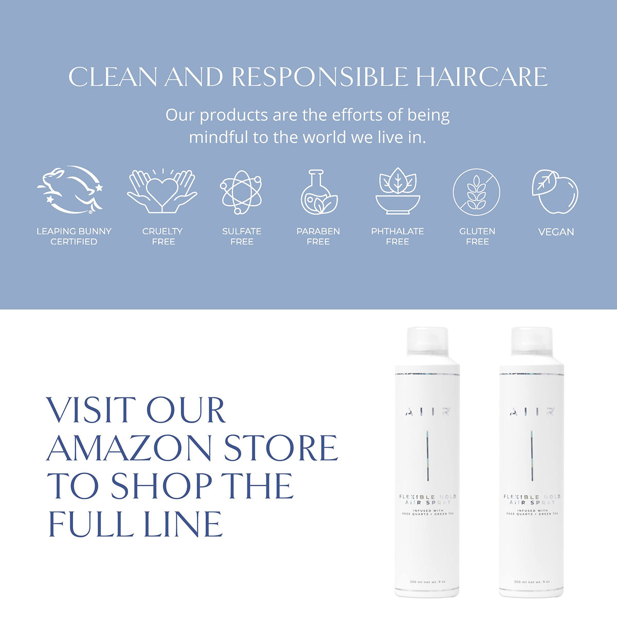 AIIR mist on hair enduring humidity, reducing frizz during humid days.