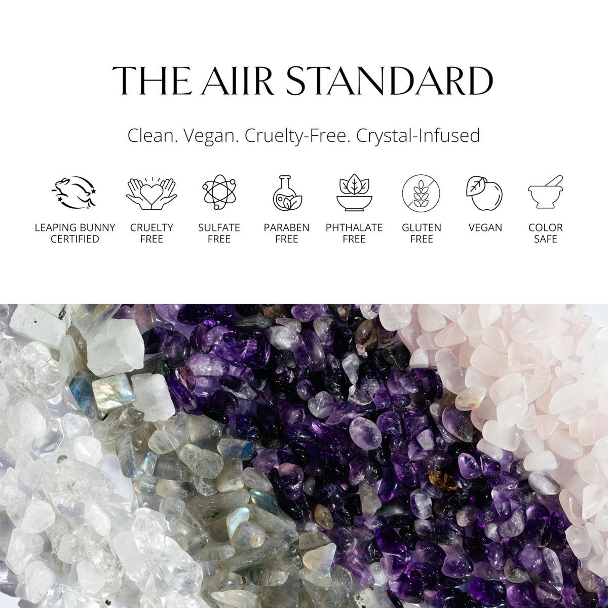 AIIR Shine Spray packaging is compact and travel-friendly.