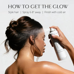 AIIR Shine Spray for straight hair delivers sleek finish and protection.