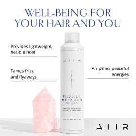 AIIR bottle close-up highlighting reflective shine and lightweight feel.