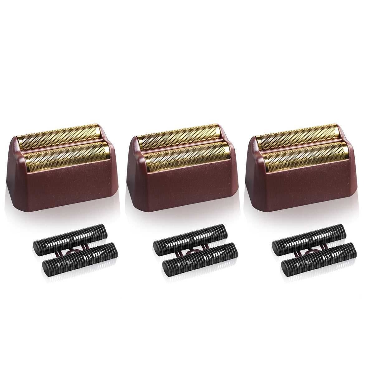 AIJALY 3-pack finale foil close-up for precise professional shaving