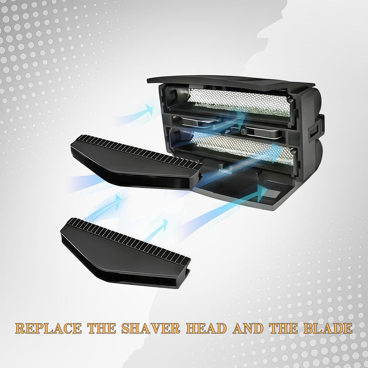 AIJALY replacement head enables easy cleaning and care.