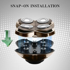 AIJALY easy-replacement-action demonstrates snap-on installation for quick refresh.