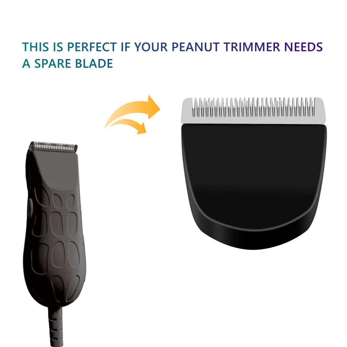 AIJALY peanut blade replacement ready for fast, tool-free swaps.