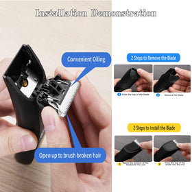 AIJALY trimmer blades durability tested for long lasting trimming sessions.