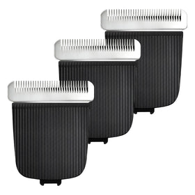 AIJALY trimmer blades for Manscaped Lawn Mower black three-pack offers precise trimming.