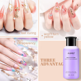 AIJIMEI liquid monomer promotes durable bond and vibrant color without yellowing