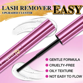 AILAISHI waterproof hold demonstrated on lashes for durability.