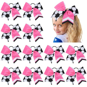 Aileam bow for teams enhances performance look with shimmering detail.