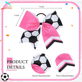 Aileam bow with ponytail clip keeps hair secure during drills and routines.